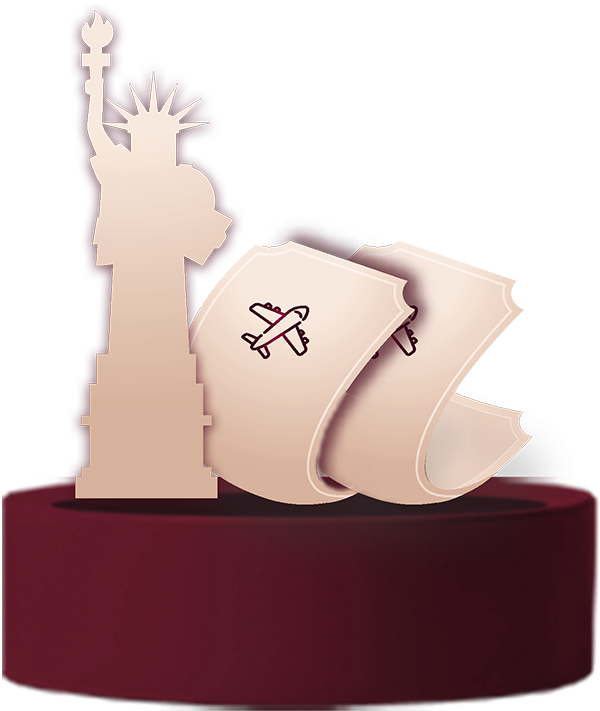 Un viaje a Nueva York con 2 acompañantes